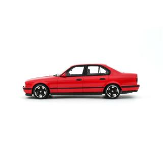 BMW E34 M5 20 Jahre Mugello Red 274 1992 OttO mobile 1:18 Resinemodell (Türen, Motorhaube... nicht zu öffnen!)